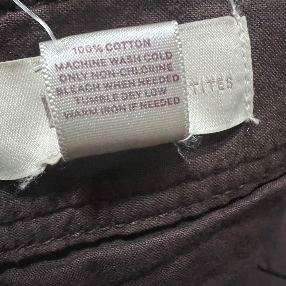 NWT LOFT Petite Brown Corduroy A-Line Mini Short Skirt‎ Size 6P back pockets - Picture 6 of 9